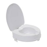 Raised Toilet Seat with Lid