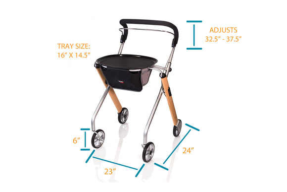Mobility Rides Let's Go Ex LET'S GO INDOOR ROLLATOR – Re-New Mobility