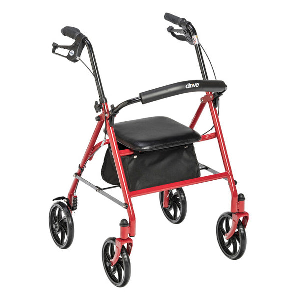 DAILYLIFE Rollator Walker歩行器 赤 DRIVE DURABLE ROLLATOR WALKER – Re-New Mobility